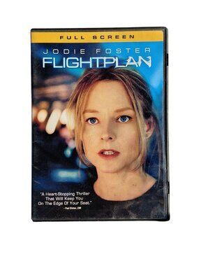 Jodie Foster Flightplan DVD Full Screen 2005 Action Thriller With Bonus Features